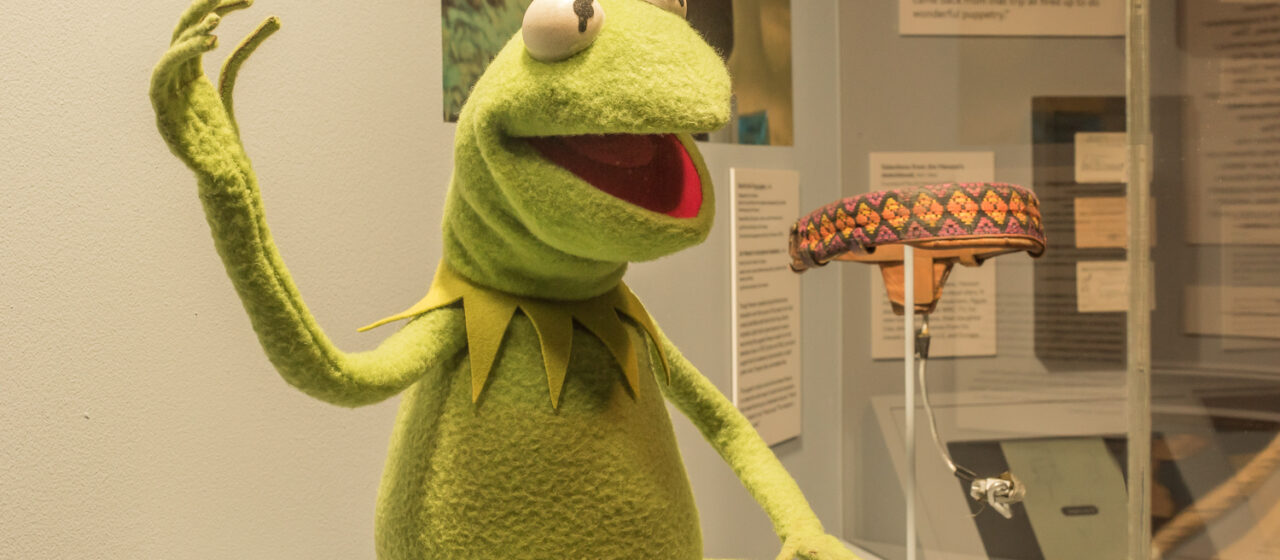 Kermit the Frog puppet