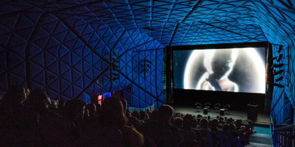MoMI movie theater showing 2001: A Space Odyssey