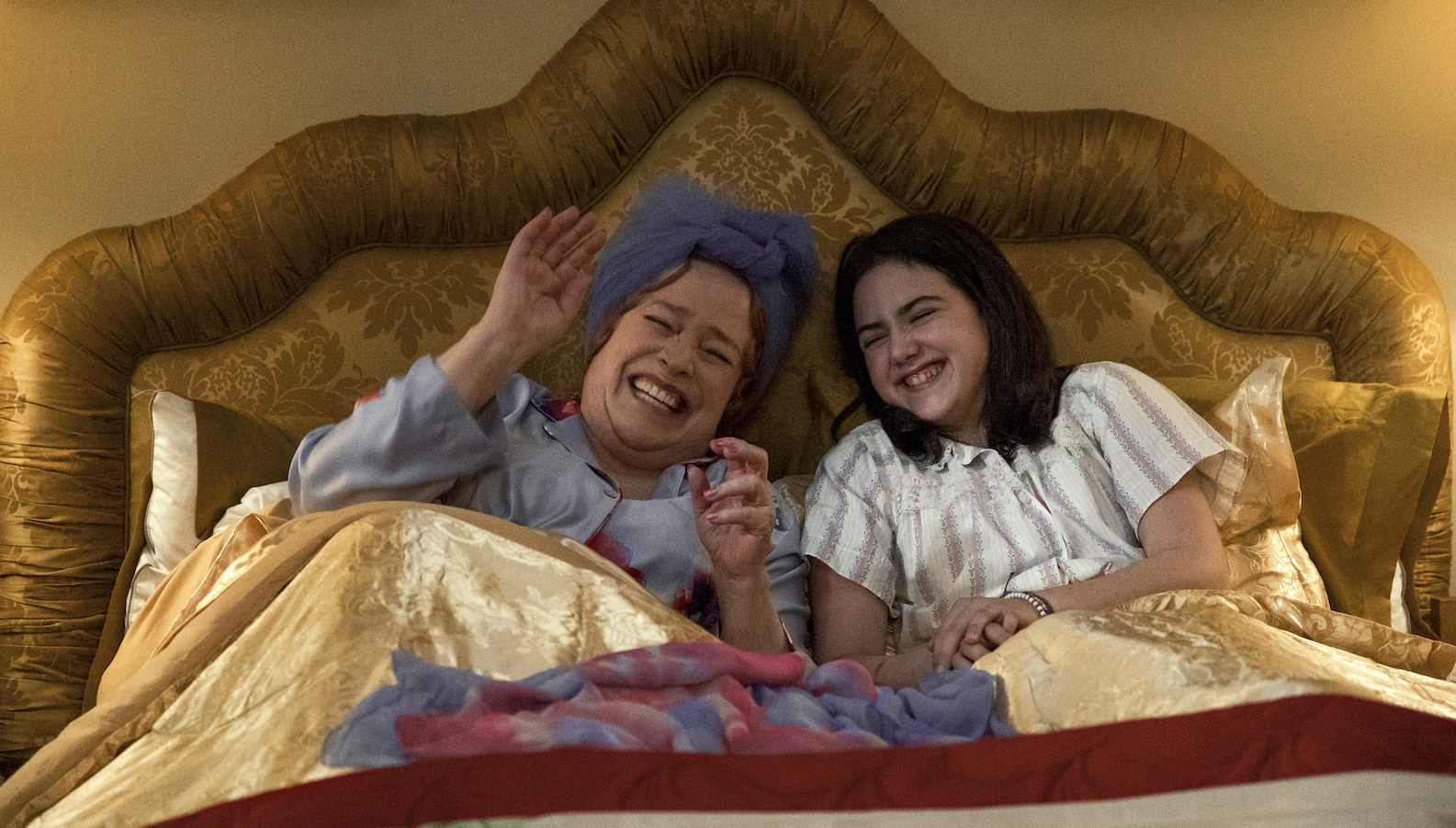 Are You There God? It’s Me, Margaret A mother and daughter laugh in bed together