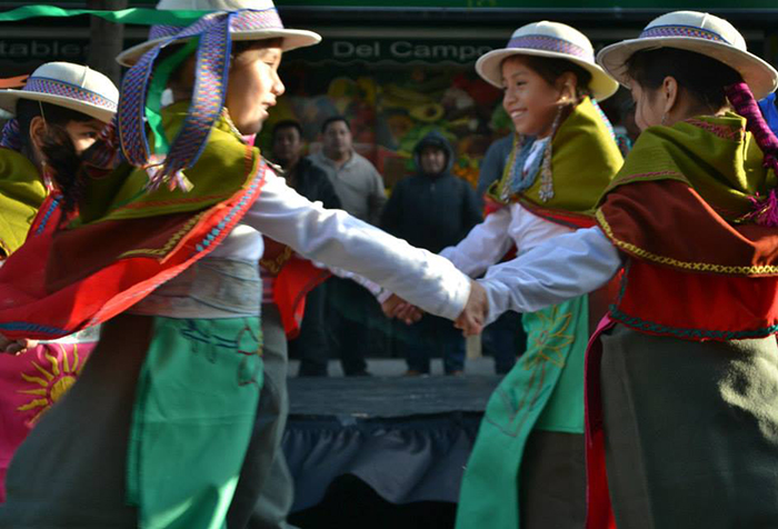 The dance troupe Wawakuna will perform on April 23 in the Museum courtyard.